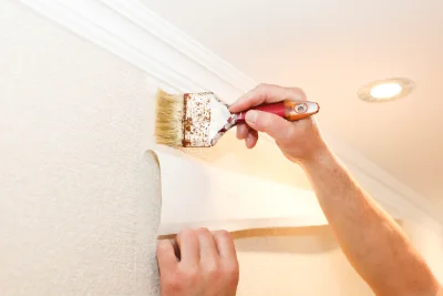 Pose de papier peint à Plan-d'Orgon — revêtements muraux et toiles de verre